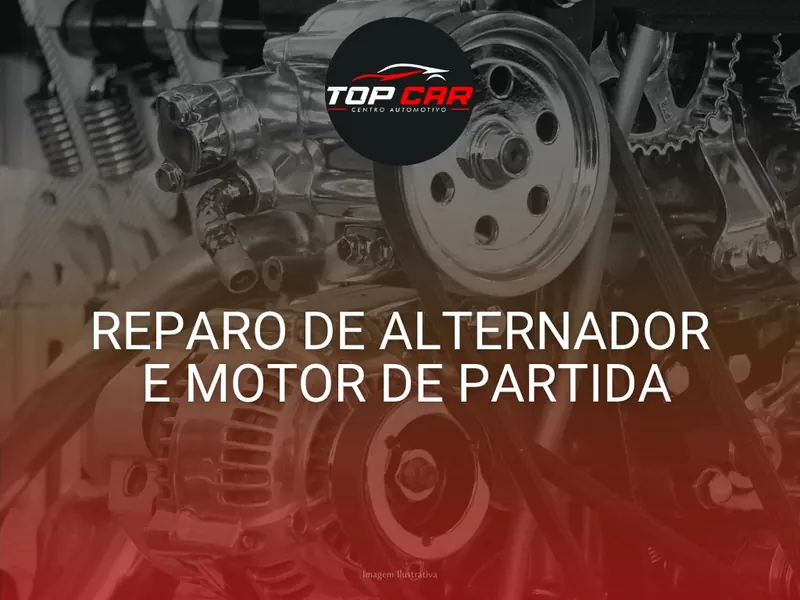 Alternador e motor de partida, Top Car Centro Automotivo